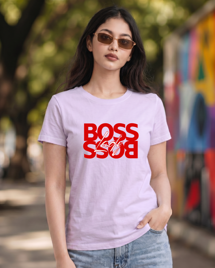 Boss Lady Reflection Unisex Classic Crew T-Shirt