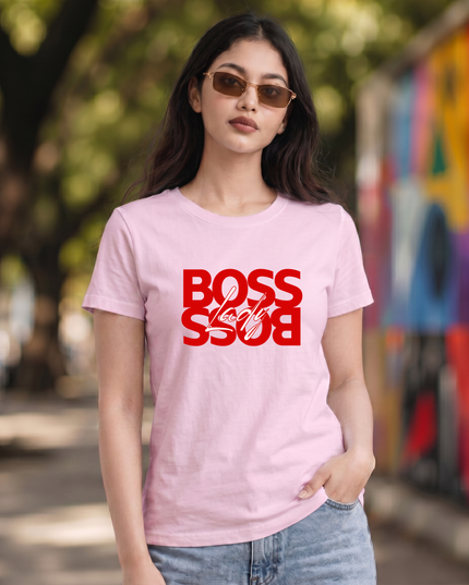 Boss Lady Reflection Unisex Classic Crew T-Shirt