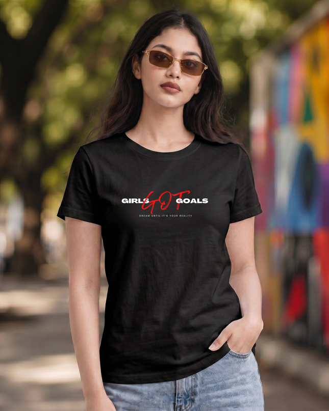 Girls Got Goals Unisex Classic Crew T-Shirt