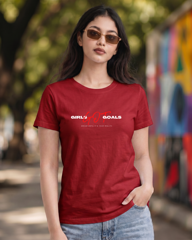 Girls Got Goals Unisex Classic Crew T-Shirt