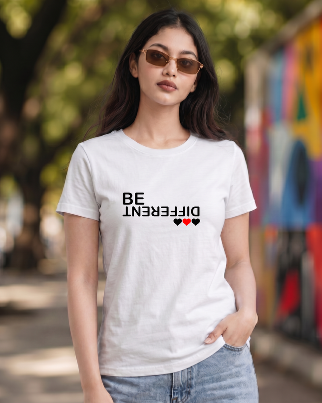 Be Different Graphic Unisex Classic Crew T-Shirt