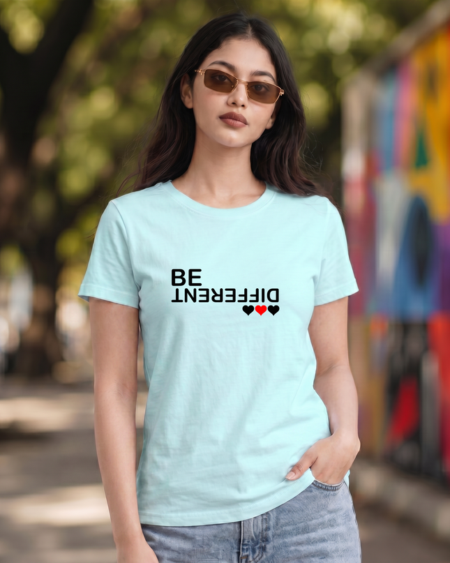 Be Different Graphic Unisex Classic Crew T-Shirt