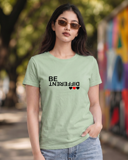 Be Different Graphic Unisex Classic Crew T-Shirt