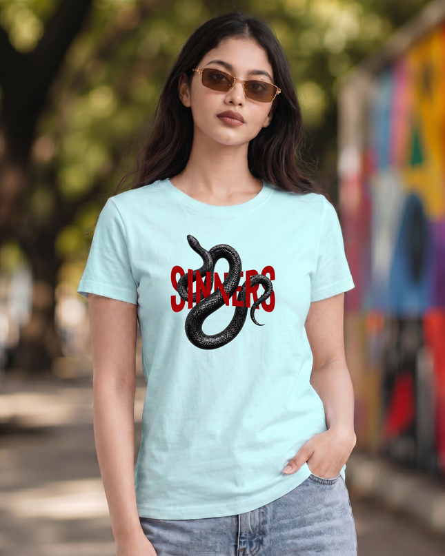 Sinners Snake Unisex Classic Crew T-Shirt