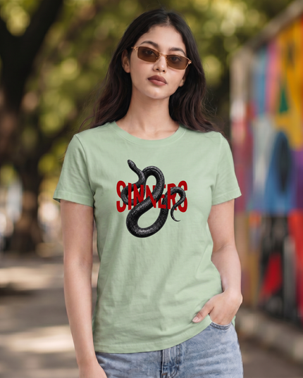 Sinners Snake Unisex Classic Crew T-Shirt