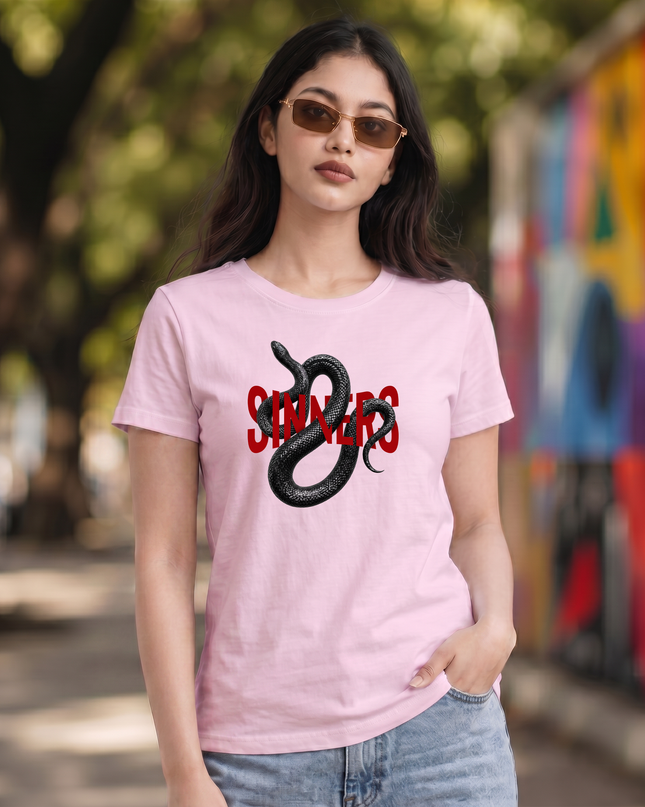 Sinners Snake Unisex Classic Crew T-Shirt