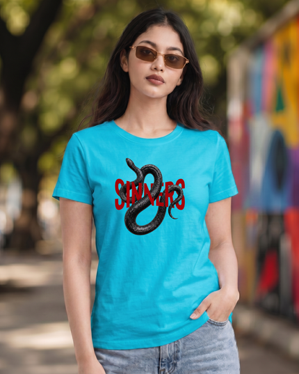 Sinners Snake Unisex Classic Crew T-Shirt
