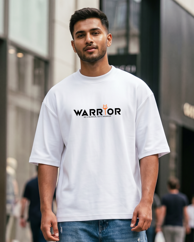 Warrior Graphic Unisex Oversized Classic T-Shirt