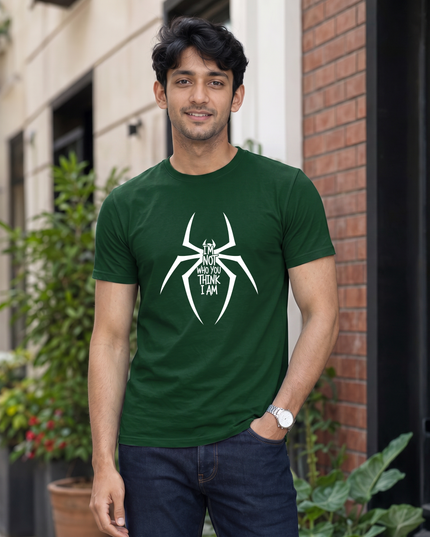 I’m Not Who You Think I Am Print Classic Crew T-Shirt