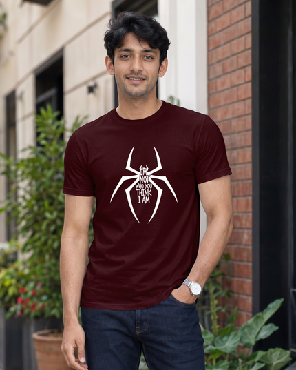 I’m Not Who You Think I Am Print Classic Crew T-Shirt