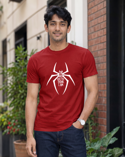 I’m Not Who You Think I Am Print Classic Crew T-Shirt