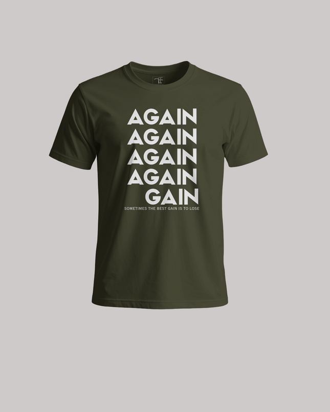 Again to Gain Graphic Unisex Classic Crew T-Shirt