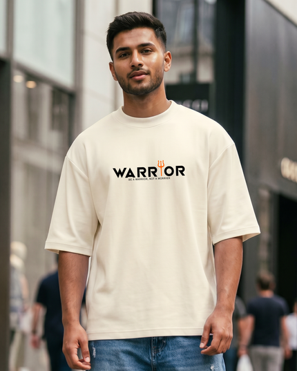 Warrior Graphic Unisex Oversized Classic T-Shirt