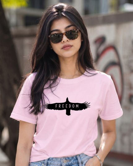 Freedom Bird Graphic Unisex Classic Crew T-Shirt