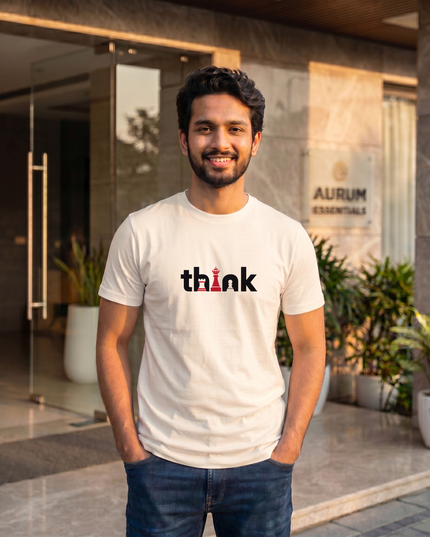 Think Chess Men's Classic Crew T-Shirt