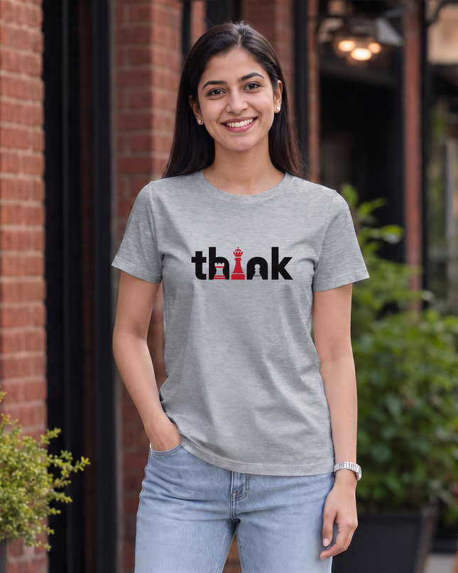 Think Chess Women's Classic Crew T-Shirt