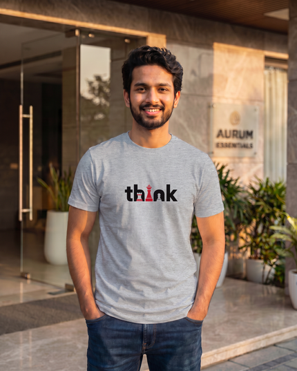 Think Chess Men's Classic Crew T-Shirt