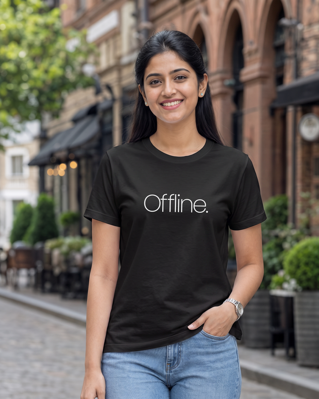 Offline. Women's Classic Crew T-Shirt