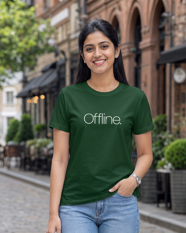 Offline. Women's Classic Crew T-Shirt