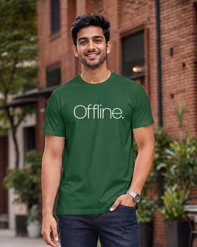 Offline. Men's Classic Crew T-Shirt