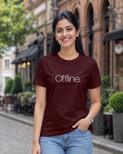 Offline. Women's Classic Crew T-Shirt