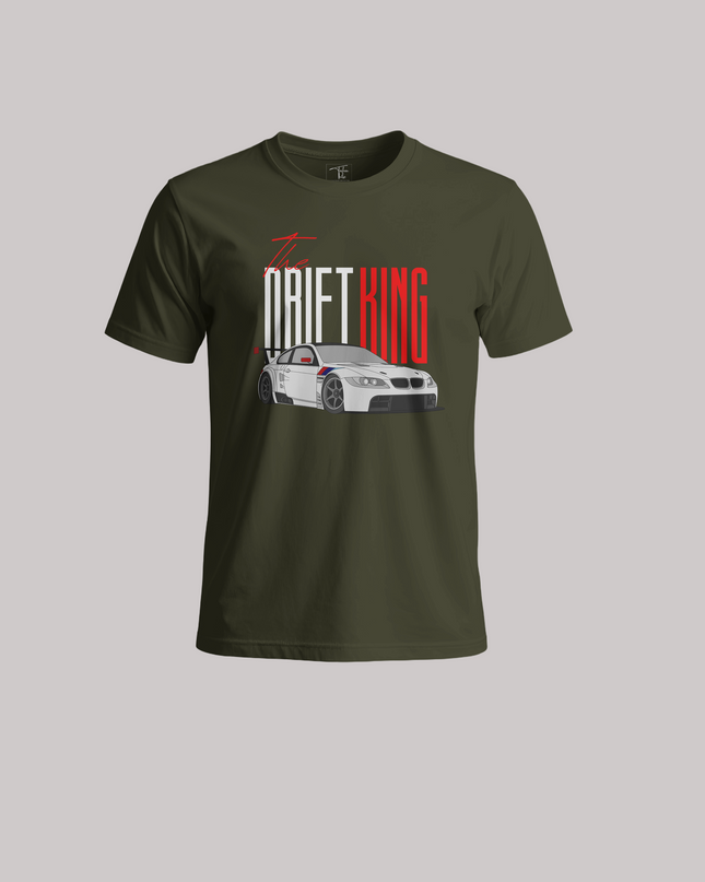 Drift King Graphic Unisex Classic Crew T-Shirt