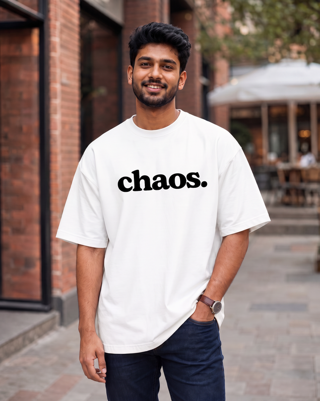 Chaos. Men's Oversized Classic T-Shirt