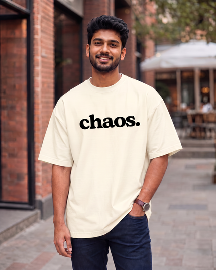 Chaos. Men's Oversized Classic T-Shirt