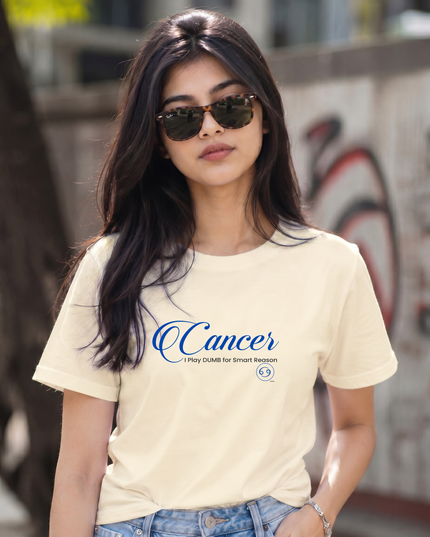 Cancer I Play Dump for Smart Reason Unisex Classic Crew T-Shirt