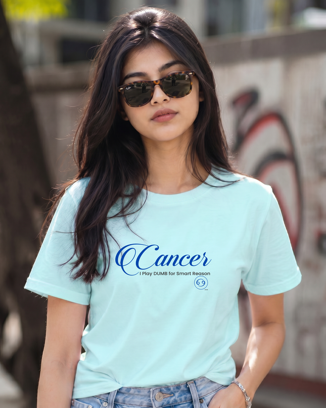 Cancer I Play Dump for Smart Reason Unisex Classic Crew T-Shirt