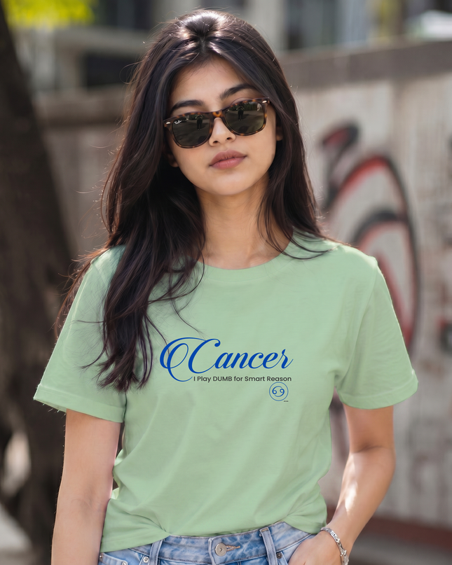 Cancer I Play Dump for Smart Reason Unisex Classic Crew T-Shirt