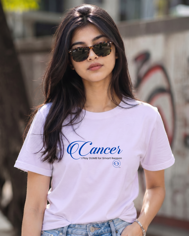 Cancer I Play Dump for Smart Reason Unisex Classic Crew T-Shirt