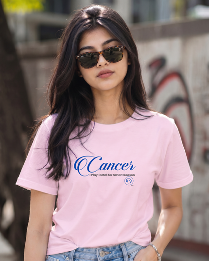 Cancer I Play Dump for Smart Reason Unisex Classic Crew T-Shirt