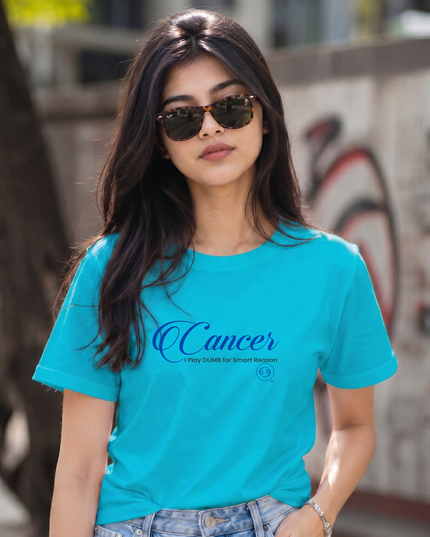 Cancer I Play Dump for Smart Reason Unisex Classic Crew T-Shirt