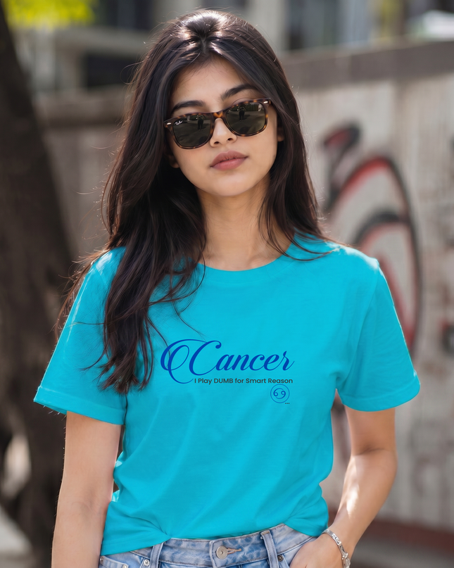 Cancer I Play Dump for Smart Reason Unisex Classic Crew T-Shirt