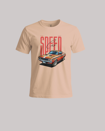 Speed Car Graphic Unisex Classic Crew T-Shirt