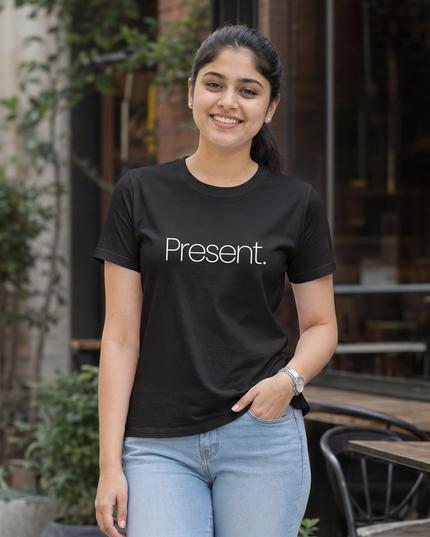Present. Women's Classic Crew T-Shirt