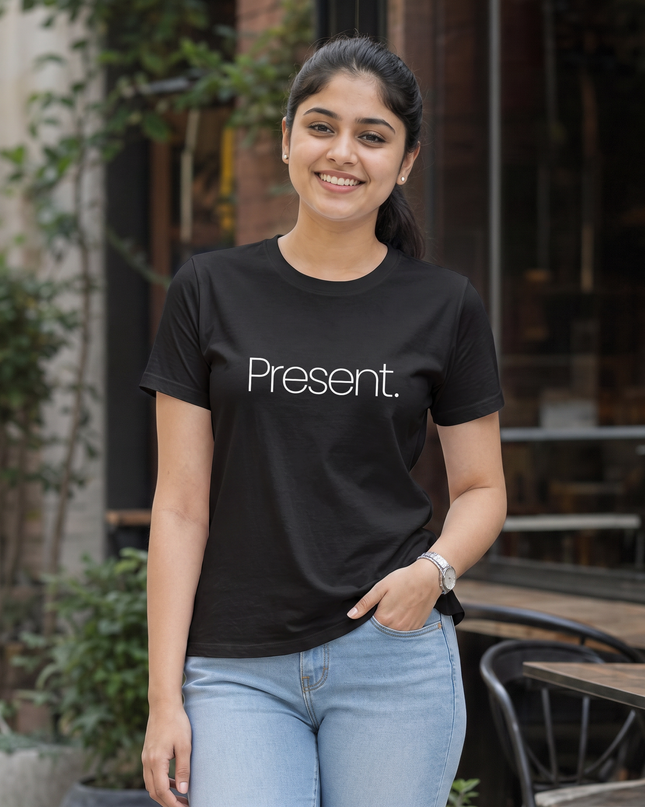 Present. Women's Classic Crew T-Shirt