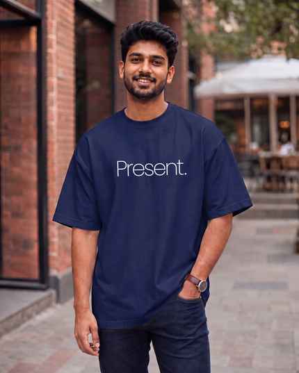 Present. Men's Oversized Classic T-Shirt