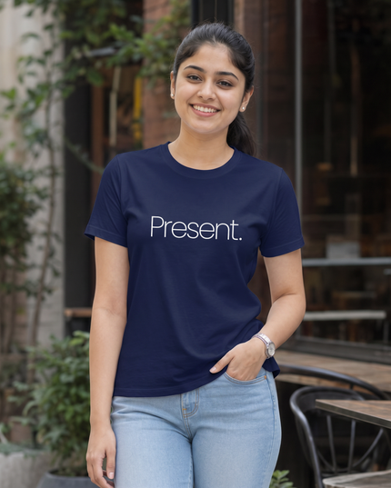 Present. Women's Classic Crew T-Shirt
