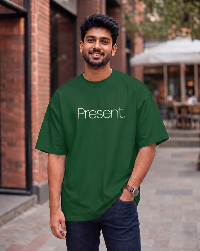 Present. Men's Oversized Classic T-Shirt