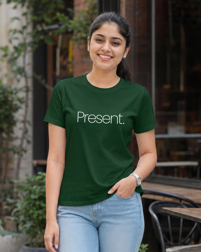 Present. Women's Classic Crew T-Shirt