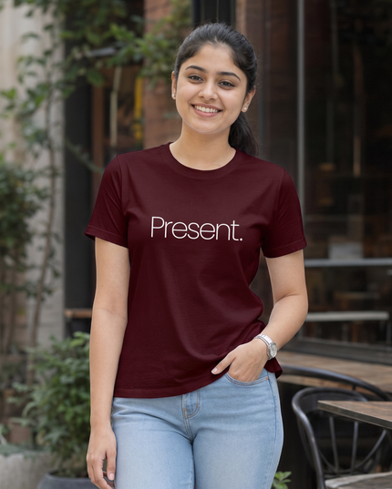 Present. Women's Classic Crew T-Shirt