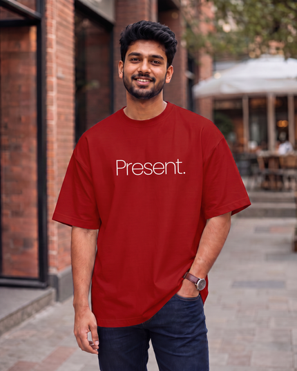 Present. Men's Oversized Classic T-Shirt