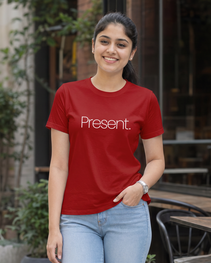 Present. Women's Classic Crew T-Shirt