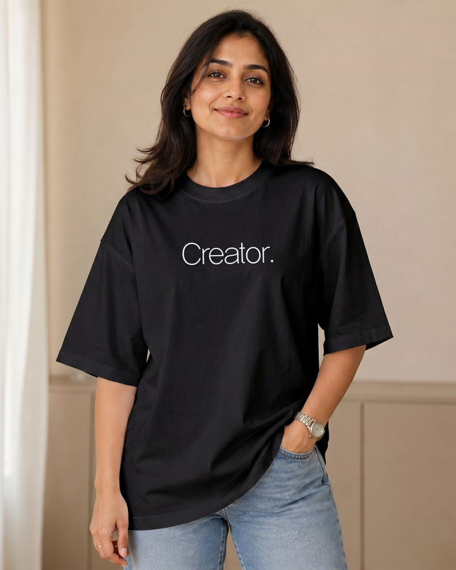 Creator Graphic Oversized Women's Classic T-Shirt
