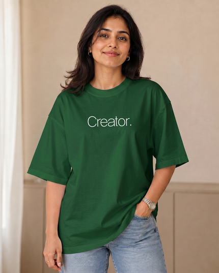 Creator Graphic Oversized Women's Classic T-Shirt