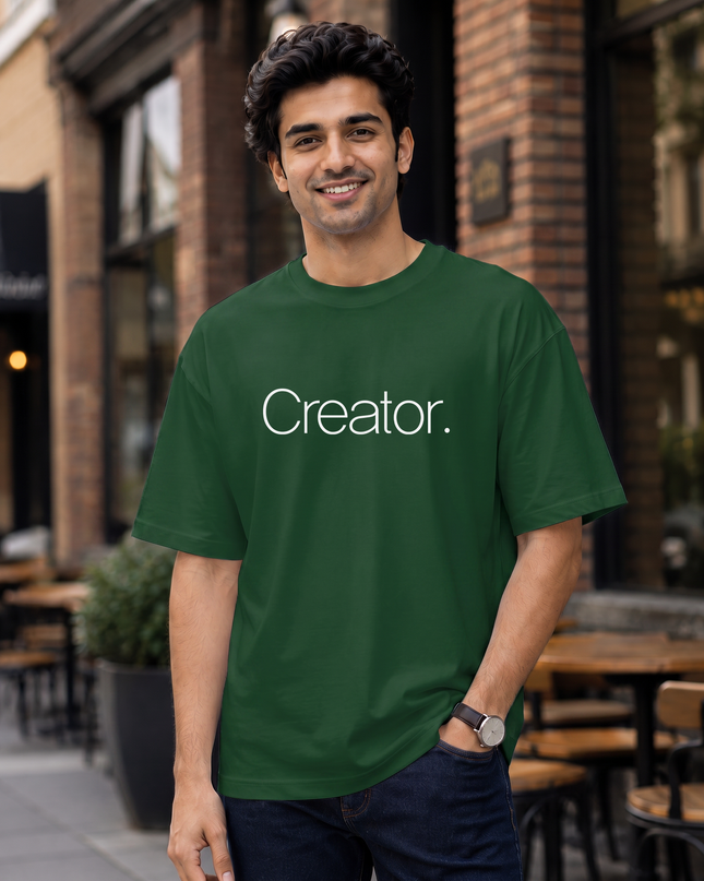 Creator. Men's Oversized Classic T-Shirt