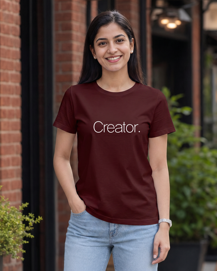 Creator. Women's Classic Crew T-Shirt