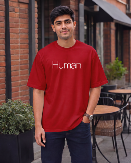 Human. Men's Oversized Classic T-Shirt
